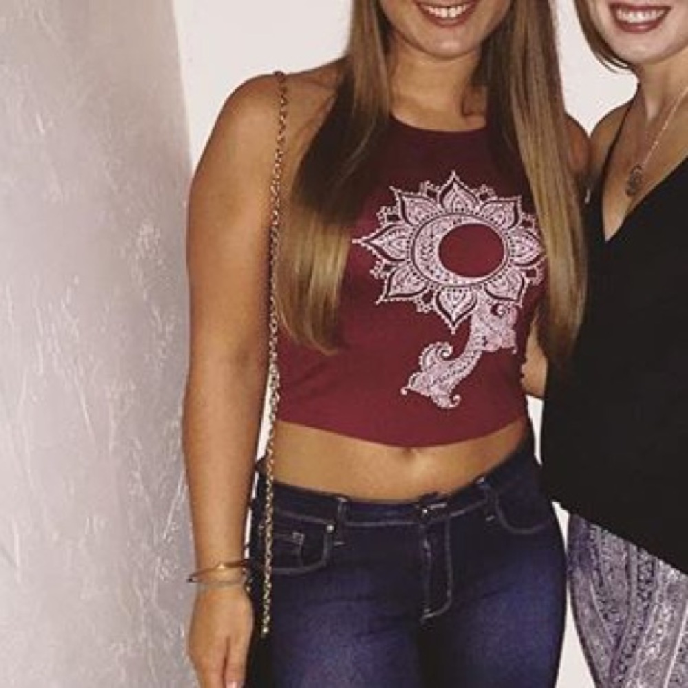 LA Hearts Crop Top